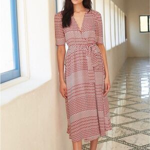 Joie Cata Midi Wrap Dress